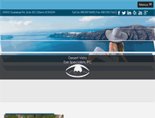Tablet Screenshot of desertvistaeye.com